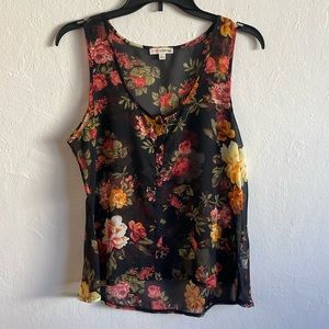 Zenana Outfitters brand, size L sheer tank top